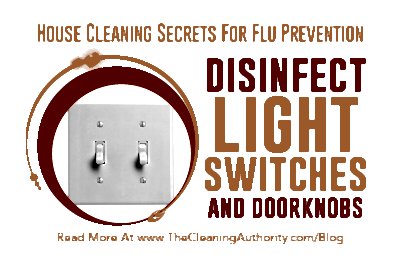 Flu Prevention: Disinfect Light Switches & Doorknobs