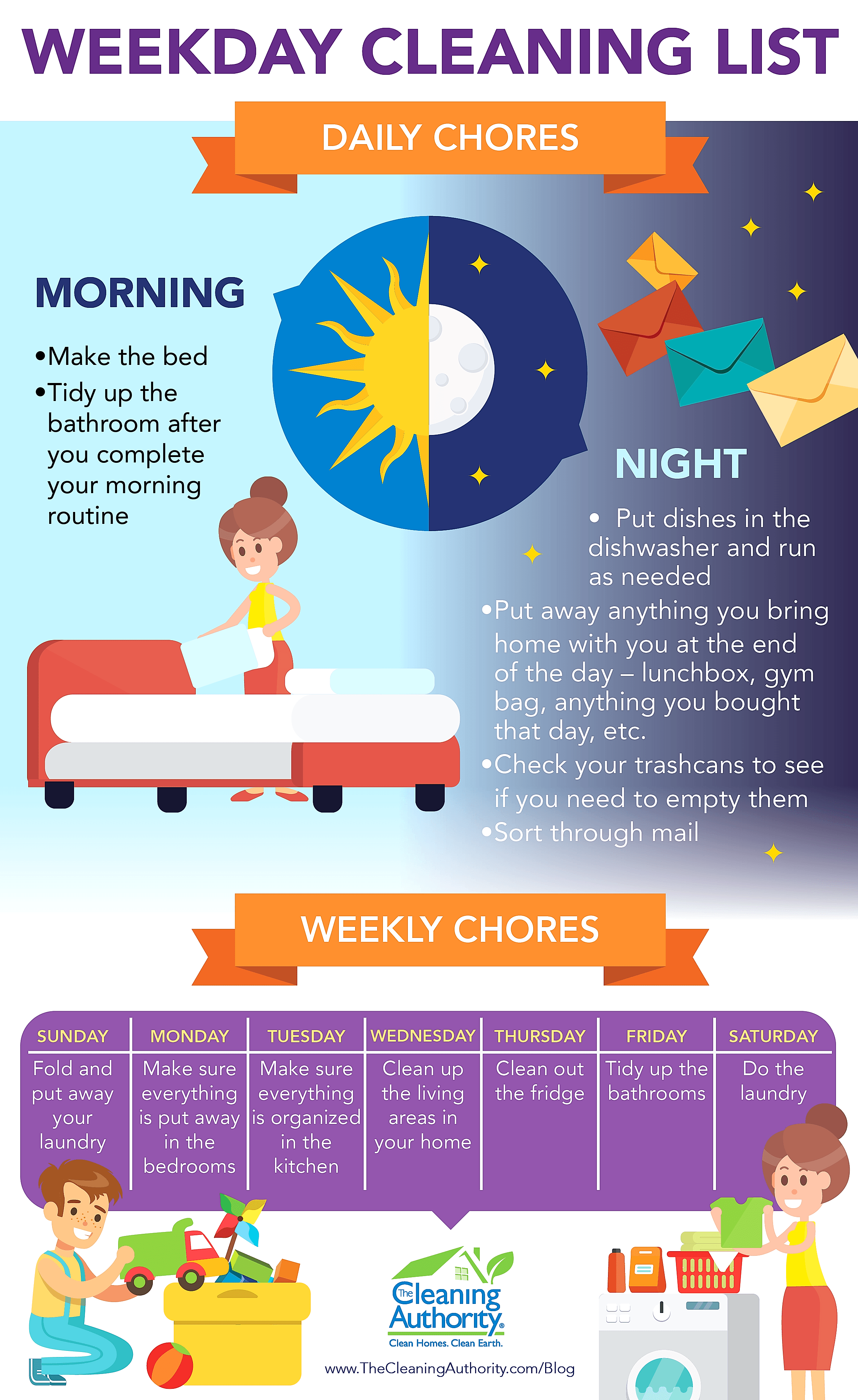 Weekly Cleaning Schedule